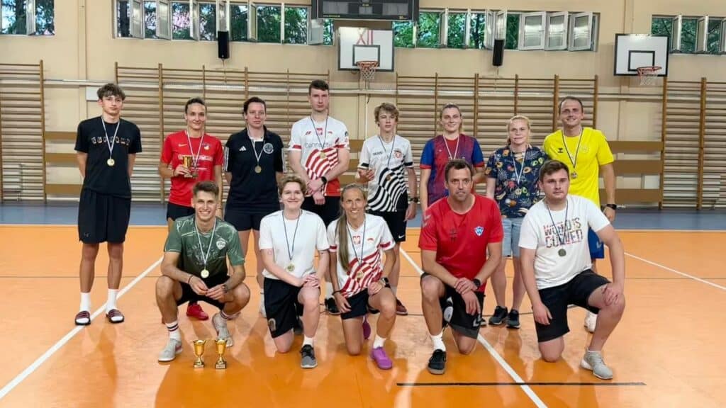 Siegerehrung - OSIR Kobylka Teqball Cup III